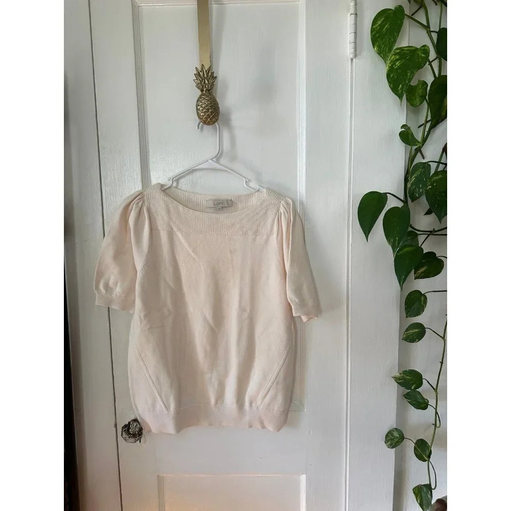 Loft Women’s size Large white blouse